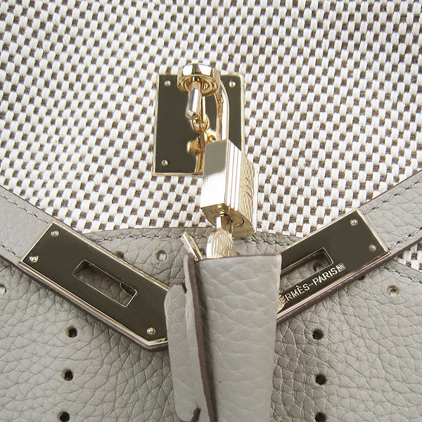 Fake Hermes New Arrival Double-duty handbag Grey 60668